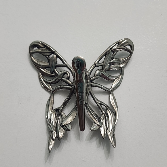 John Hardy for Neiman Marcus Butterfly Scarf Clip Brooch / Hair Accessory - Picture 3 of 10